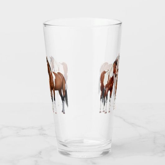 Verre Chevaux du quartier de Peinture de Baie Pinto (Droite)
