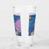 Verre Cheveux bleu Sirène de mer Coquille de poisson Ima (Gauche)