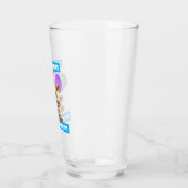 Verre Chèvre avec des pétards de fête (Gauche)