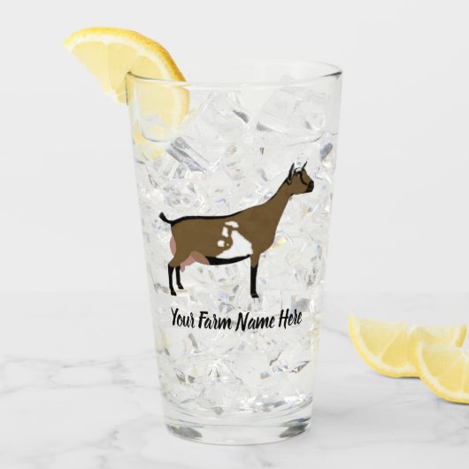 Verre Chèvre laitière naine nigériane (Devant glace)