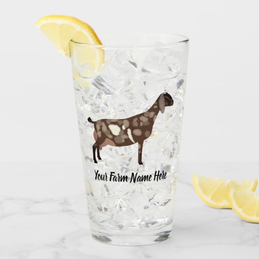 Verre Chèvre laitière nubienne (Devant glace)