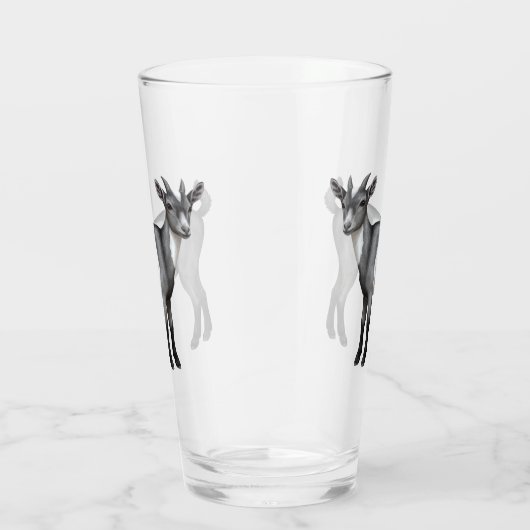 Verre Chèvre tachetée gris mou (Droite)