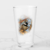 Verre Chickadee Songbird, Joli Espérant (Dos)