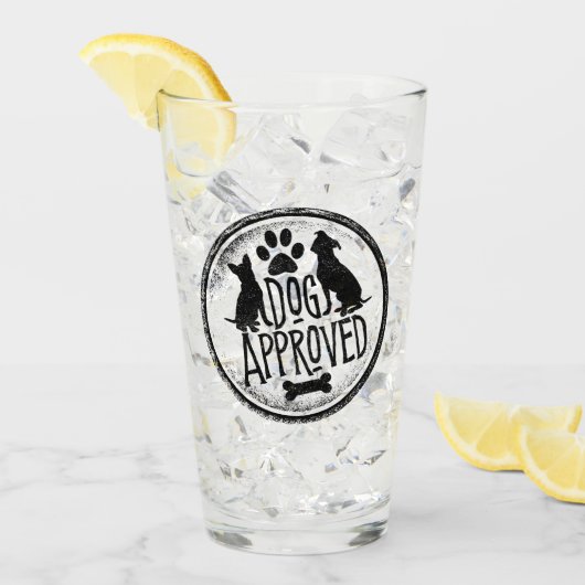 Verre Chien approuvé (Devant glace)
