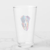 Verre Chien berger australien coloré (Dos)
