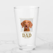 Verre Chien Chat Papa Cadeau Personnalisé Animaux de com (Devant)