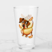 Verre Chien chaud Dachshund (Devant)