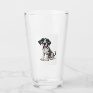 Verre Chien chiot dalmate Premium Scoop