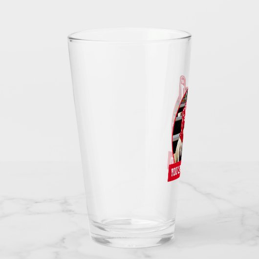 Verre Chien dans la main de mousse (Droite)