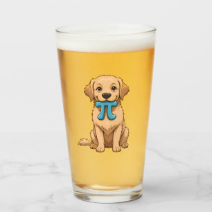 Verre Chien De Jour Pi Avec Symbole Pi Joyeuse Journée