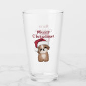 Verre Chien de Noël Shih Tzu (Dos)