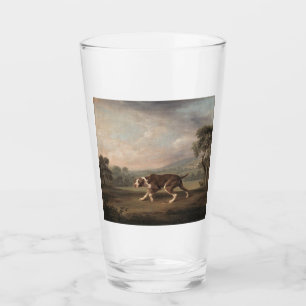 Verre Chien de pointer espagnol (par George Stubbs)