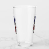 Verre Chien de Taureau de Français de hippie (Droite)