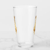 Verre Chien de trieur du Labrador jaune (Droite)