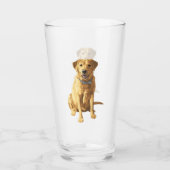Verre Chien de trieur du Labrador jaune (Devant)