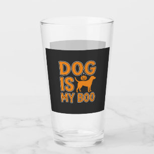 Verre Chien Est Mon Boo Halloween Chien