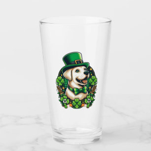 Verre Chien mignon de la Saint Patrick