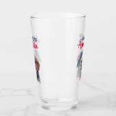 Verre Chien patriote-Caniche (Gauche)