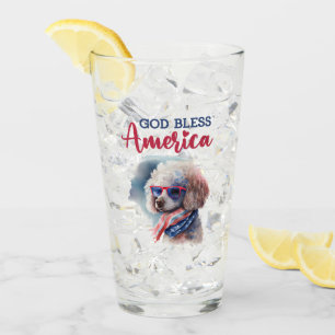 Verre Chien patriote-Caniche