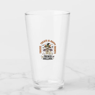 Verre Chien Trickster Halloween Bouledogue Français