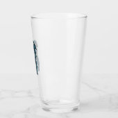 Verre Chien vert avec lunettes (Gauche)