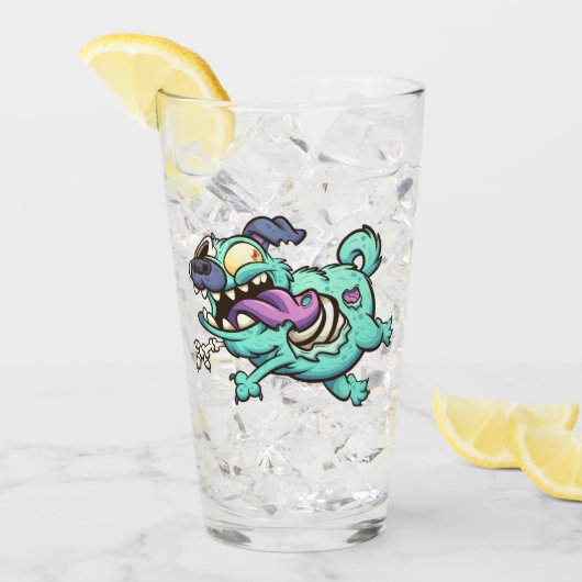 Verre Chien zombie (Devant glace)
