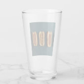 Verre Chiens chauds et fusils (Dos)