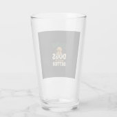 Verre Chiens drôles rendent mieux (Dos)