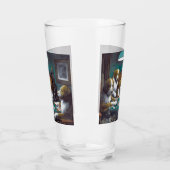 Verre Chiens jouant au poker Cassius Marcellus Coolidge  (Gauche)