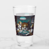 Verre Chiens jouant au poker Cassius Marcellus Coolidge  (Devant)