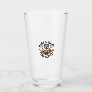 Verre Chiens Livres Café Bulldog Pile Tasse_1