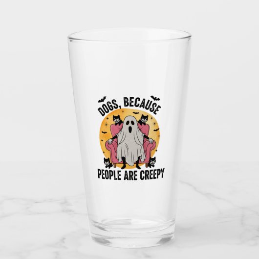 Verre Chiens Parce Que Les Gens Sont Déplaisants (Devant)
