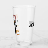 Verre Chiffre noir du milieu du siècle (Gauche)