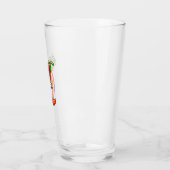 Verre Chili épicé drôle sur feu (Gauche)