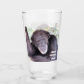 Verre Chimp de l'ancien bloc Tumbler / Shaker Glass (Devant)
