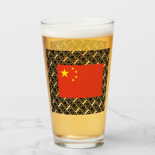 VERRE CHINE (Devant (rempli))