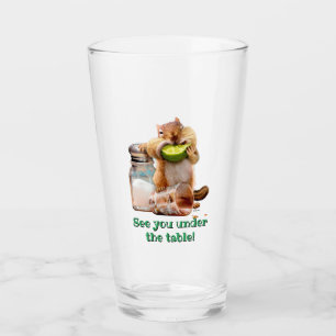 Verre Chipmunk à la chaux