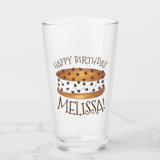 Verre Chipwich Chocolat Chip Cookie Sandwich à la crème (Devant)