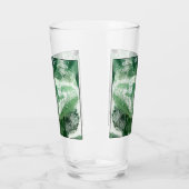 Verre Chlorite Quartz Rock Crystal Cluster (Gauche)