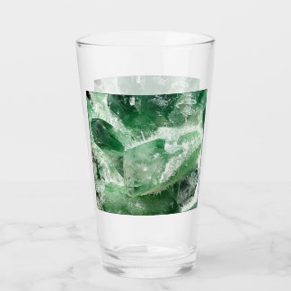 Verre Chlorite Quartz Rock Crystal Cluster