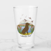 Verre Chocolat Labrador Bird Dog Sunset (Dos)