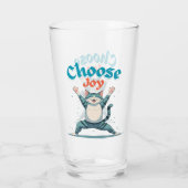 Verre Choose Joy-Tiger Drinking Glass (Dos)