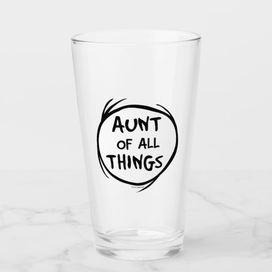 Verre Chose Une Chose Deux - Tante de toutes choses (Devant)