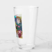 Verre Chouette dans la couronne (Gauche)