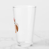 Verre Chouette de Noël (Gauche)