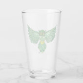 Verre Chouette de vol Celtic Green (Dos)