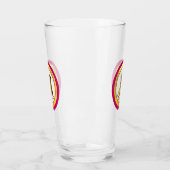 Verre Chouette dorée heureuse (Gauche)