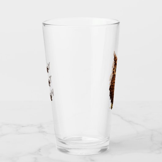 Verre Chouette du cône de pin (Droite)