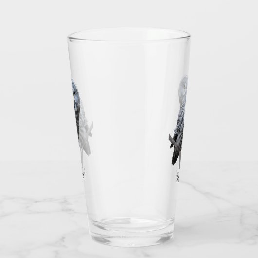 Verre Chouette grise (Droite)