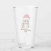 Verre Chouette Noël (Dos)